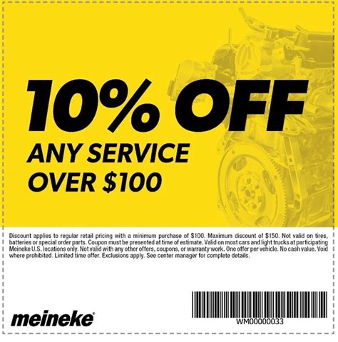meineke coupons for oil change